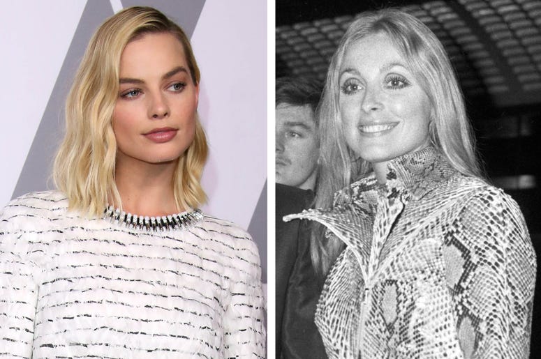 Margot Robbie and Sharon Tate Margot Robbie and Sharon Tate (Photo credit: Dan MacMedan/PA Images/Sipa USA)