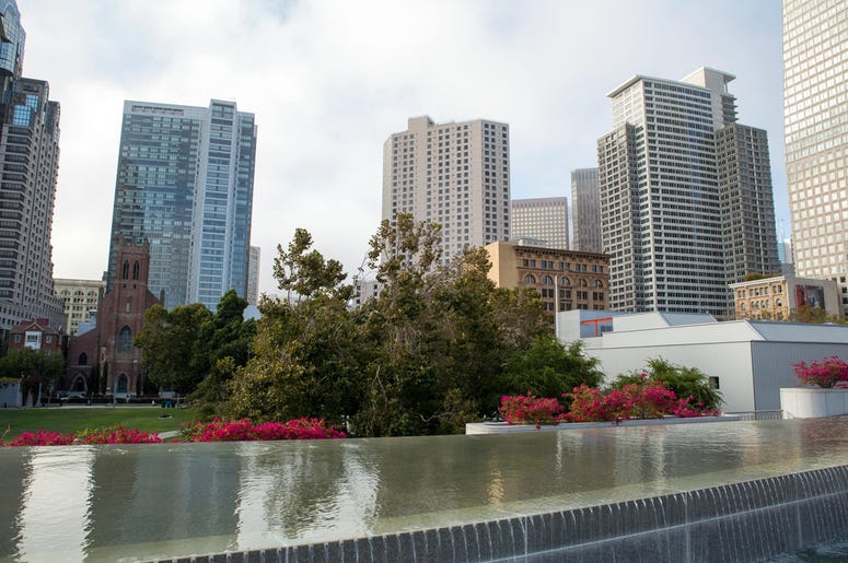 San Francisco Skyline at Yerba Buena Center for the Arts San Francisco Skyline at Yerba Buena Center for the Arts