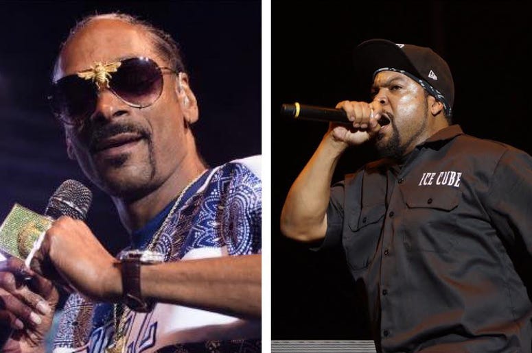 Snoop Dogg and Ice Cube Snoop Dogg and Ice Cube (Photo credit: USA Today/Sipa USA)