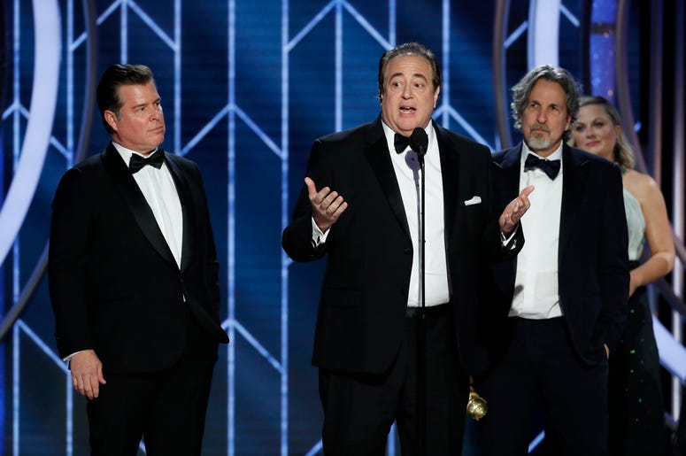 Nick Vallelonga Jan 6, 2019; Beverly Hills, CA, USA; Nick Vallelonga, winner of Best Screenplay - Motion Picture during the 76th Golden Globe Awards at the Beverly Hilton. Mandatory Credit: Paul Drinkwater/NBC via USA TODAY NETWORK
