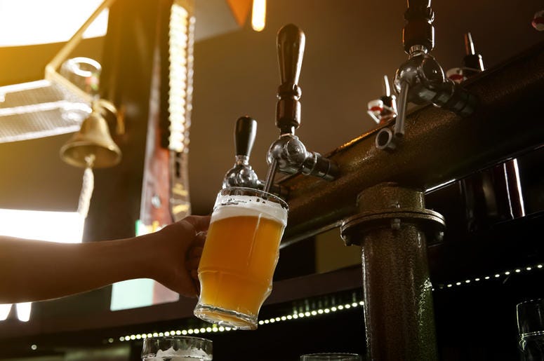Beer on tap Beer on tap