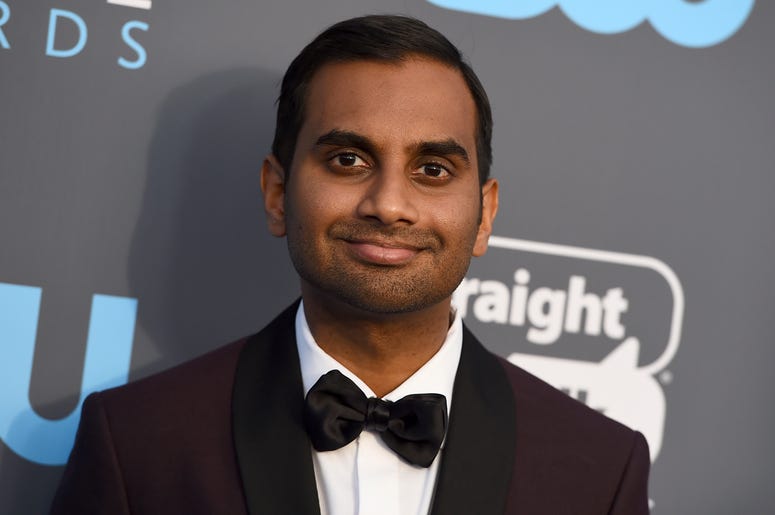 fc8c31759857454d8e324fa4c7b199c1 FILE - In this Jan. 11, 2018 file photo, Aziz Ansari arrives at the 23rd annual Critics' Choice Awards at the Barker Hangar in Santa Monica, Calif. Netflix is standing by "Master of None" and Ansari despite a sexual-misconduct allegation against him earli