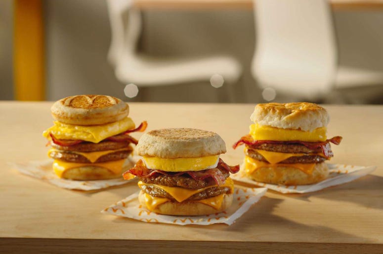 McDonald's Triple Breakfast Stacks McDonald's Triple Breakfast Stacks