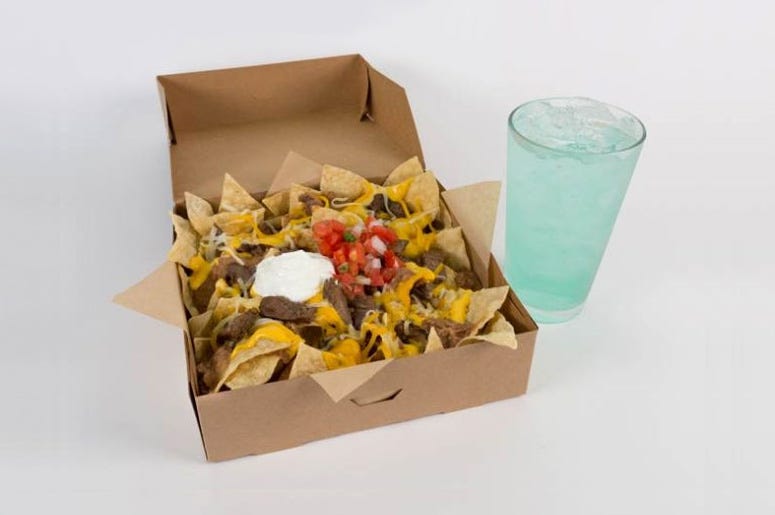Taco Bell $5 Steak Nachos Box Taco Bell $5 Steak Nachos Box