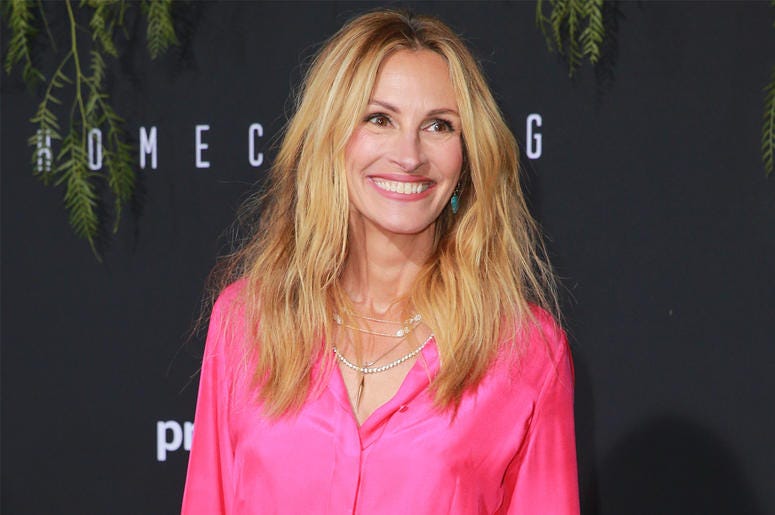 Julia Roberts LOS ANGELES, CA - OCTOBER 24: Julia Roberts attends the premiere of Amazon Studios' 'Homecoming' at Regency Bruin Theatre on October 24, 2018 in Los Angeles, California. (Photo by Rich Fury/Getty Images)