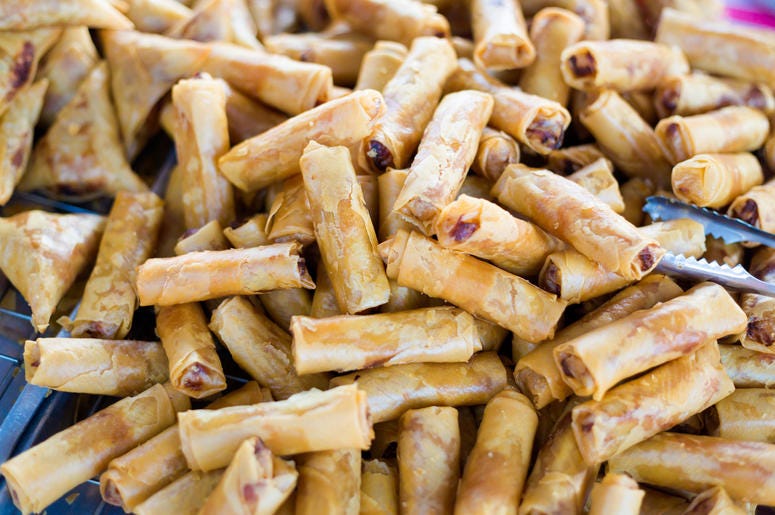 Fried Lumpia Fried Lumpia (Photo credit: sitriel / Getty Images)