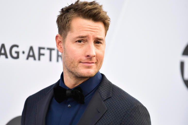 Justin Hartley LOS ANGELES, CALIFORNIA - JANUARY 27: Justin Hartley arrives at the 25th Annual Screen Actors Guild Awards at The Shrine Auditorium on January 27, 2019 in Los Angeles, California. (Photo by Rodin Eckenroth/Getty Images)