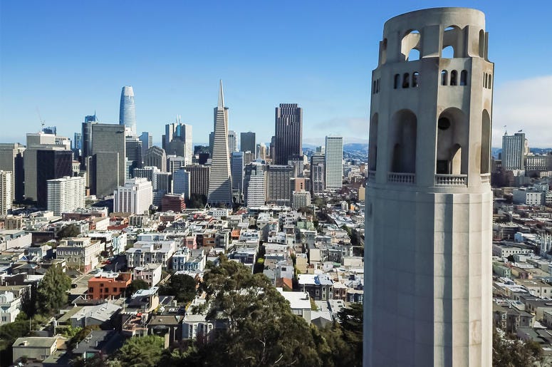 San Francisco's iconic Coit Tower San Francisco's iconic Coit Tower