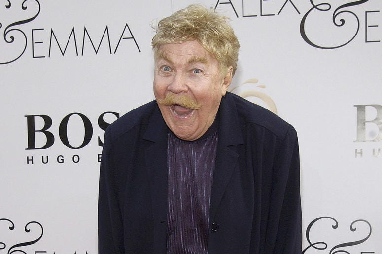 Rip Taylor HOLLYWOOD - JUNE 16: Actor/comedian Rip Taylor attends the world premiere of the Warner Bros. film "Alex and Emma" on June 16, 2003 at Grauman's Chinese Theatre in Hollywood, California. (Photo by Vince Bucci/Getty Images)