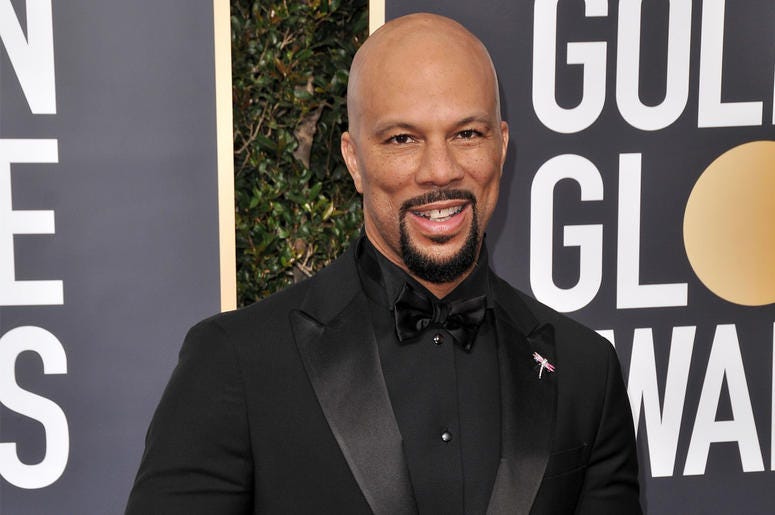 Common Common at the 75th Golden Globe Awards held at the Beverly Hilton in Beverly Hills, CA on January 7, 2018. (Photo by Sthanlee Mirador)