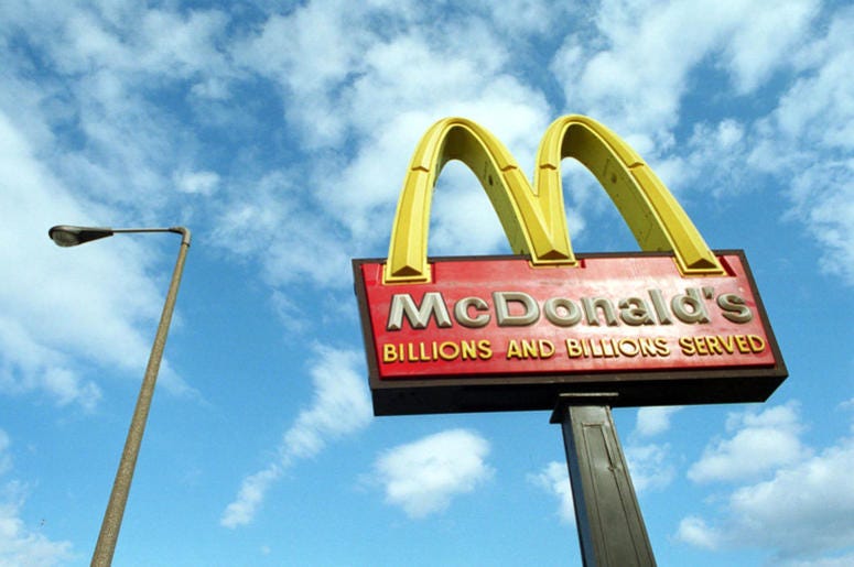McDonald's McDonald's (Photo credit: Darren McCollester / Staff)