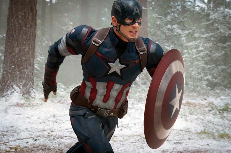 Chris Evans as Captain America/Steve Rogers Chris Evans as Captain America/Steve Rogers