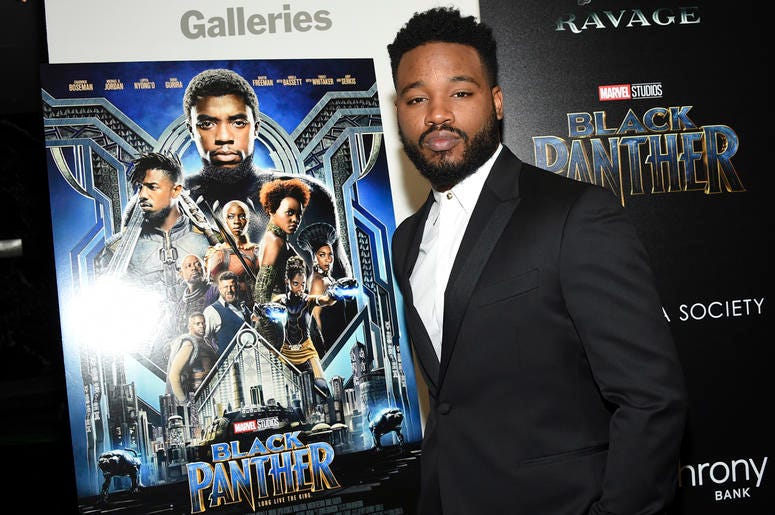 AP18284783810985 In this Feb. 13, 2018 file photo, director Ryan Coogler attends a special screening of "Black Panther" in New York. Coogler will write and direct the sequel to “Black Panther.” Neither a start date nor a release date has yet been announced. (Photo by Evan
