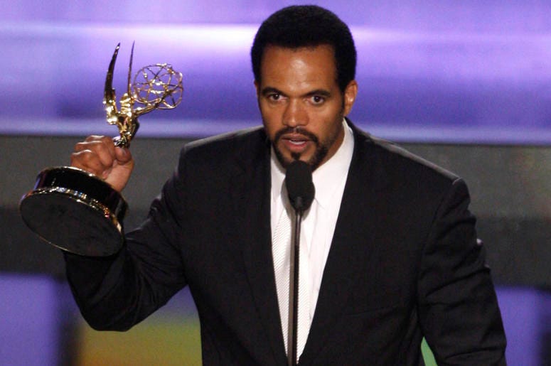 AP19035539487822 In this June 20, 2008, file photo Kristoff St. John accepts the award for outstanding supporting actor in a drama series for his work on "The Young and the Restless" at the 35th Annual Daytime Emmy Awards in Los Angeles. John has died at age 52. Los Angel