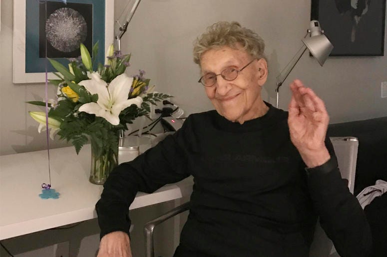 AP19138736281764 This Feb. 7, 2017 photo provided by Suzanne Shore shows her husband, Sammy Shore. (Suzanne Shore via AP)