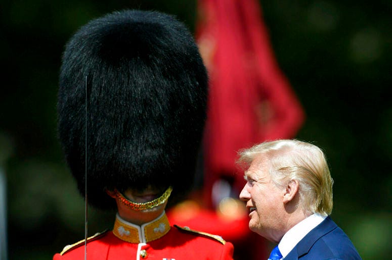 Donald Trump in London Donald Trump in London