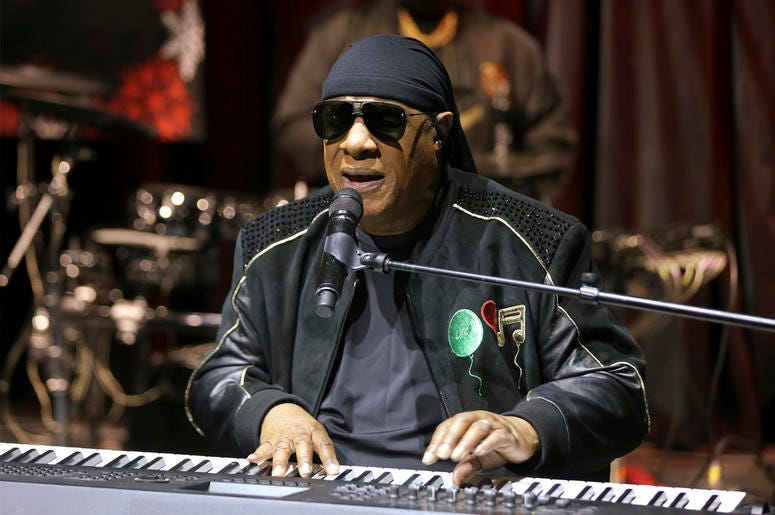 AP19188014993453 In this Tuesday, Nov. 27, 2018 file photo, Stevie Wonder performs live at the "House Full of Toys 22nd Annual Benefit Concert" press conference in Los Angeles. (Photo by Willy Sanjuan/Invision/AP, File)
