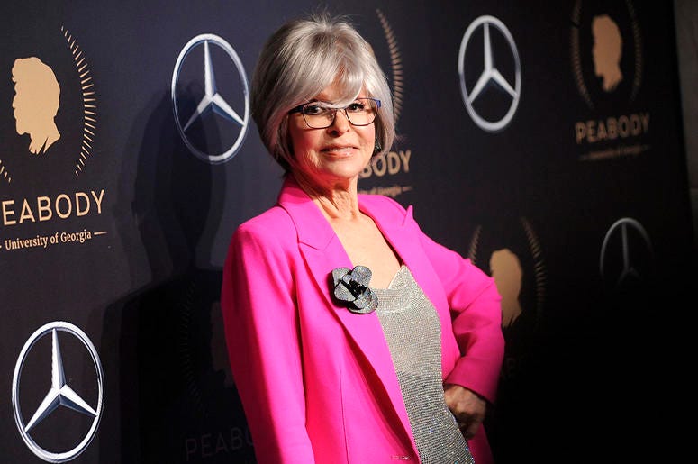 AP19210590423320 This May 18, 2019 file photo shows actress Rita Moreno at the 78th annual Peabody Awards in New York. (Photo by Brad Barket/Invision/AP, File)