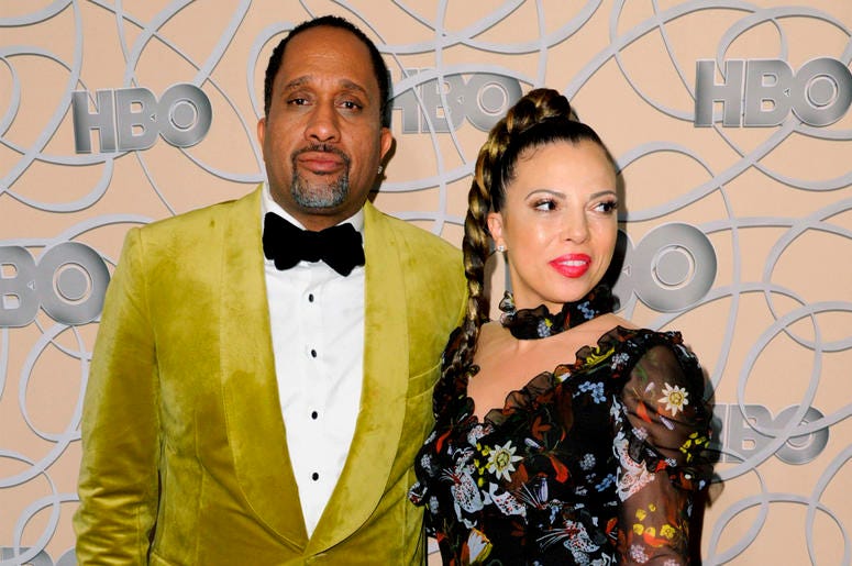 AP19225012239686 In this Jan. 8, 2017, file photo, Kenya Barris, left, and Dr. Rania "Rainbow" Barris arrive at the HBO Golden Globes afterparty in Beverly Hills, California. (Photo by Richard Shotwell/Invision/AP, File)