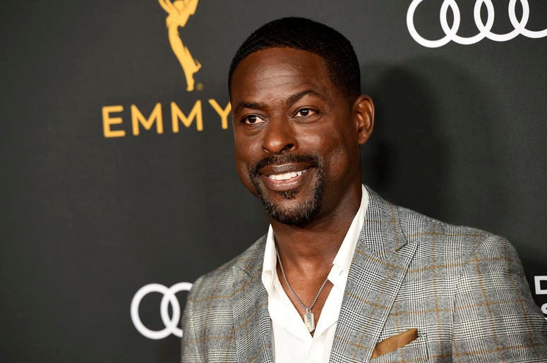 AP19264193303699 Actor Sterling K. Brown poses at the Performers Nominee Reception for Sunday's 71st Primetime Emmy Awards, Friday, Sept. 20, 2019, in Beverly Hills, Calif. (Photo by Chris Pizzello/Invision/AP)