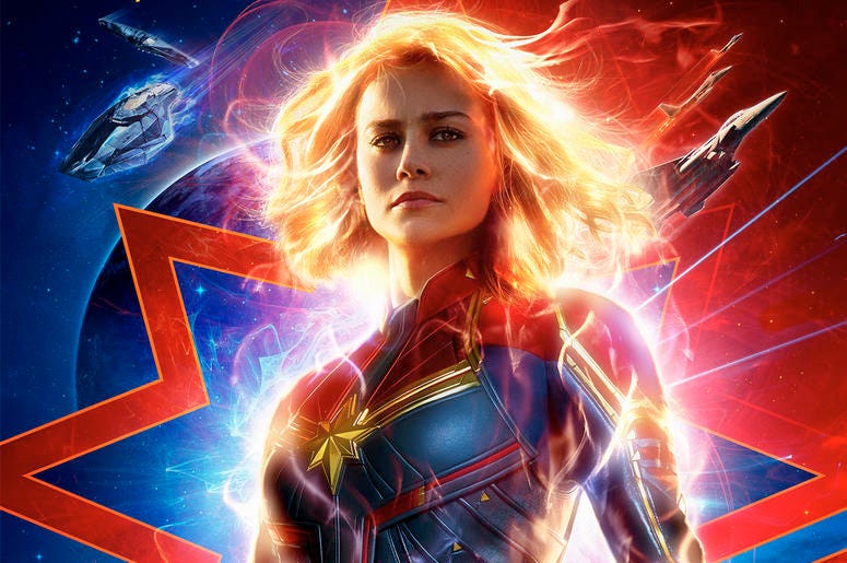 Brie Larson as 'Captain Marvel' Brie Larson as 'Captain Marvel' (Photo credit: Disney/Marvel Studios)