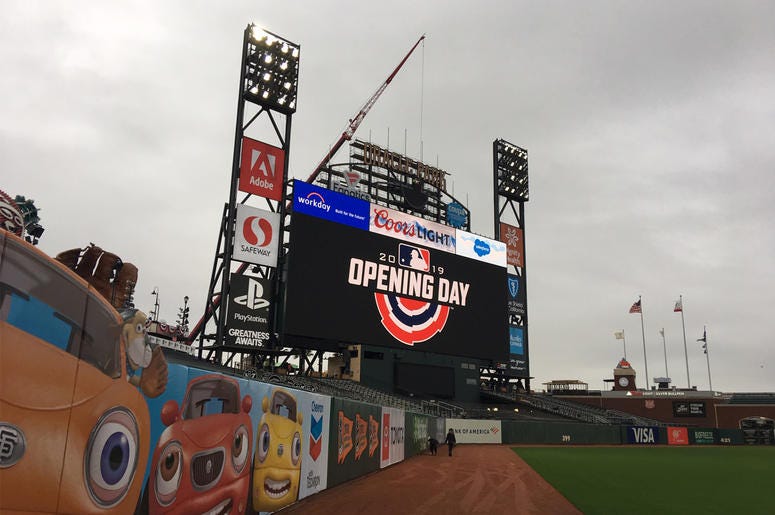 Oracle Park Opening Day 2019 Oracle Park Opening Day 2019 (Photo credit: Tim Ryan/KCBS Radio)