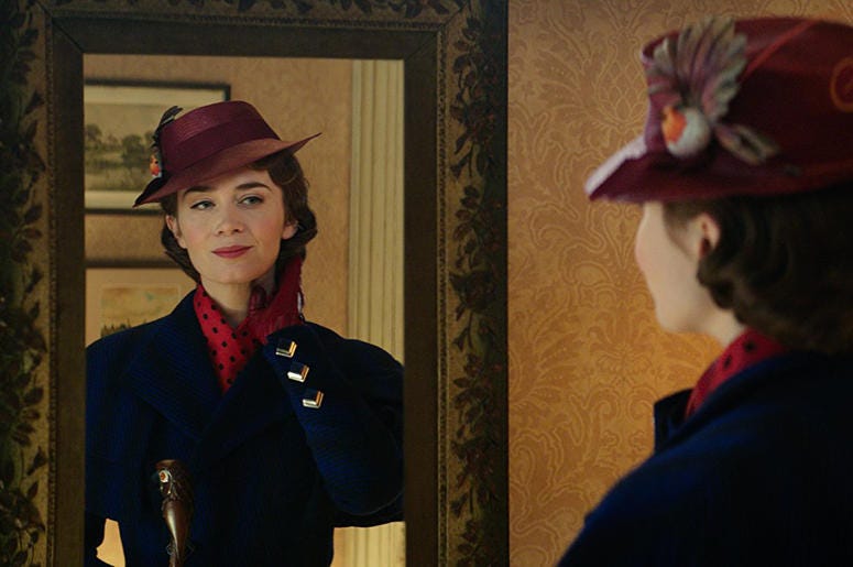 Emily Blunt in "Mary Poppins Returns" Emily Blunt in "Mary Poppins Returns"