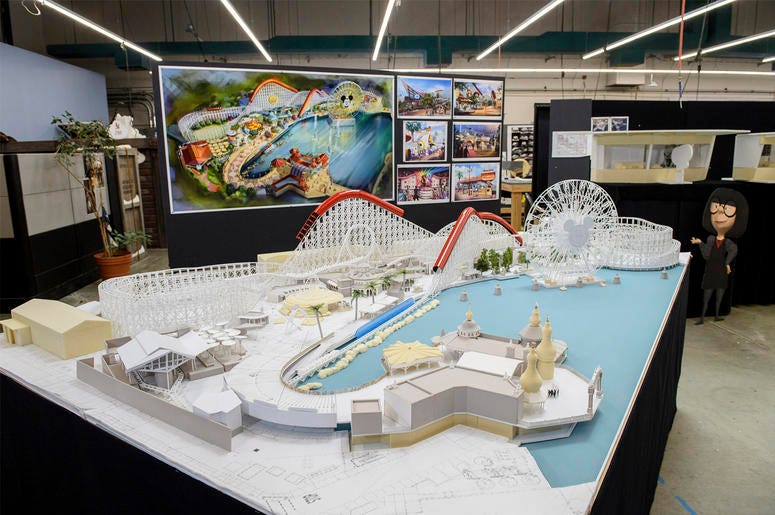 WALT DISNEY IMAGINEERING WORKING MODEL OF PIXAR PIER WALT DISNEY IMAGINEERING WORKING MODEL OF PIXAR PIER