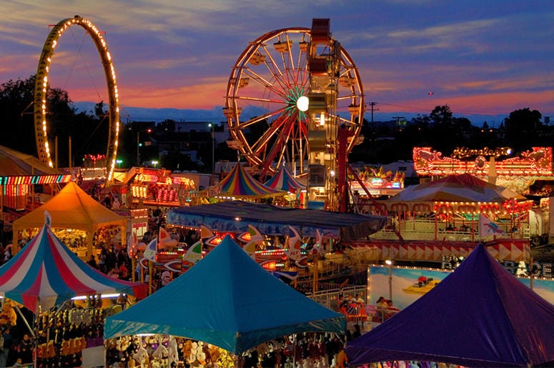 San Mateo County Fair at night San Mateo County Fair at night (Photo credit: sanmateocountyfair.com)