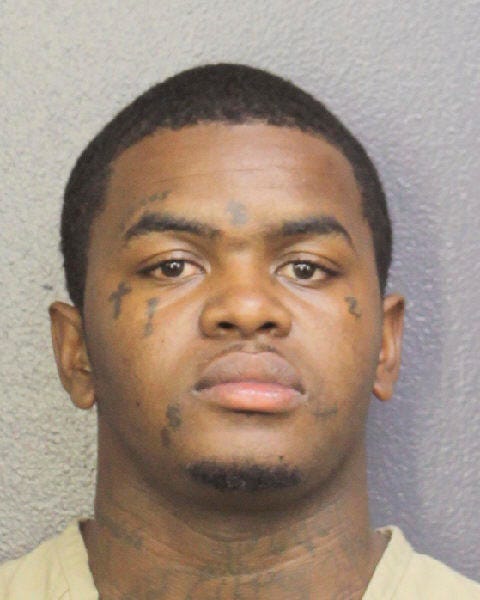 Dedrick Devonshay Williams This photo provided by Broward Sheriff's Office shows Dedrick Devonshay Williams. The Broward Sheriff's Office said in a news release sent Thursday, June 21, 2018, that Dedrick Devonshay Williams was arrested shortly before 7 p.m. Wednesday n the shooting