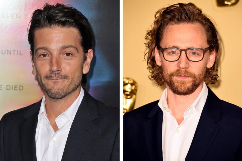 Diego Luna and Tom Hiddleston Diego Luna and Tom Hiddleston