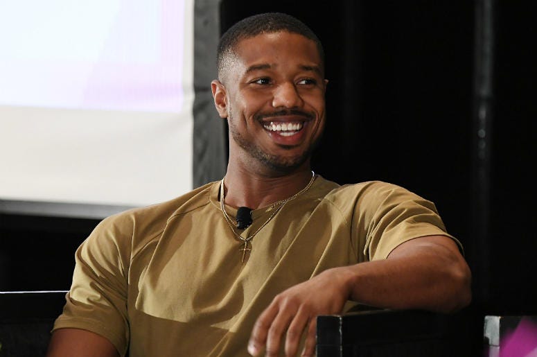 Michael B. Jordan Michael B. Jordan speaks onstage during the 2018 Essence Festival on July 8, 2018 in New Orleans, Louisiana.