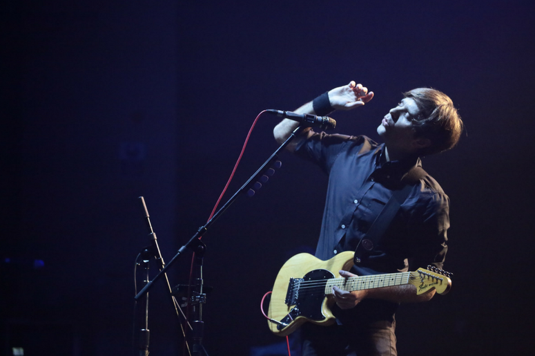 Ben Gibbard of Death Cab for Cutie performing live on stage at the Brixton O2 Academy in London Ben Gibbard of Death Cab for Cutie performing live on stage at the Brixton O2 Academy in London