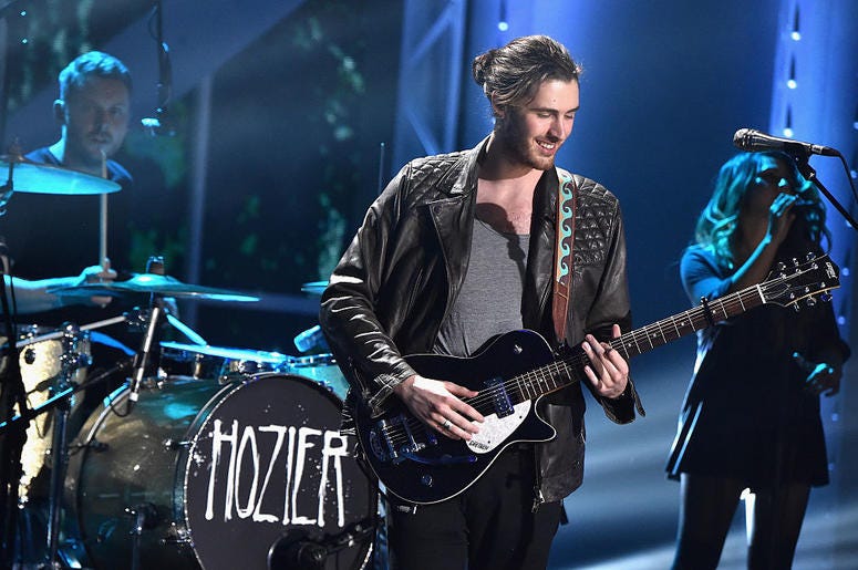 Hozier performs onstage during the VH1 Big Music in 2015 Hozier performs onstage during the VH1 Big Music in 2015