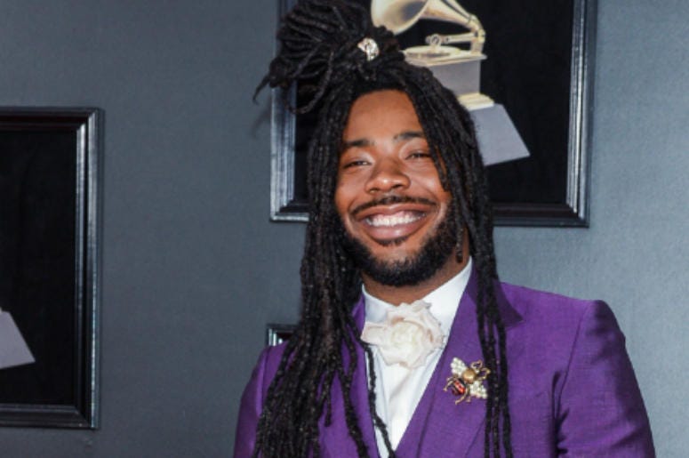 DRAM Dram arrives at the 60th Annual GRAMMY Awards red carpet at Madison Square Garden in New York City, NY on January 28, 2018.