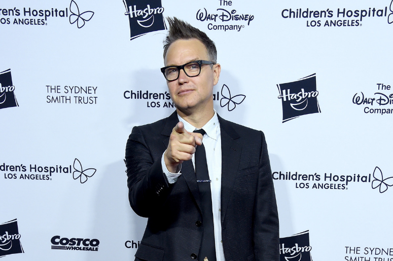 Musician Mark Hoppus arrives at the 2018 From Paris With Love Children's Hospital Los Angeles Gala at L.A. Live Event Deck on October 20, 2018 in Los Angeles, California Musician Mark Hoppus arrives at the 2018 From Paris With Love Children's Hospital Los Angeles Gala at L.A. Live Event Deck on October 20, 2018 in Los Angeles, California
