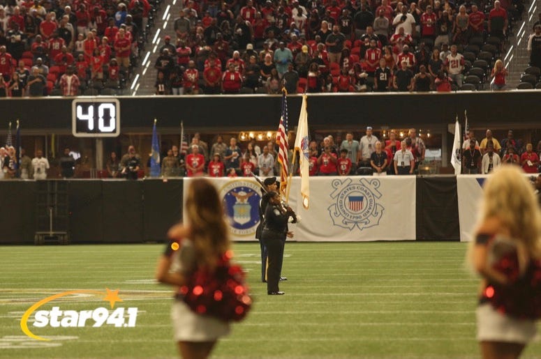 Atlanta Falcons Military Appreciation Day Atlanta Falcons Military Appreciation Day