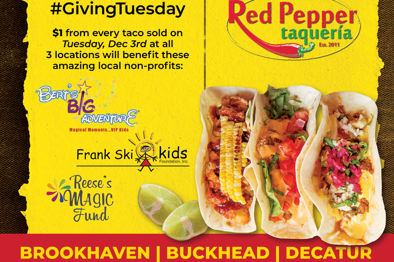 Giving Tuesday - Red Pepper Taqueria