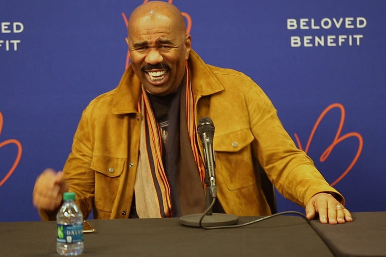Steve Harvey at Beloved Benefit Steve Harvey at Beloved Benefit