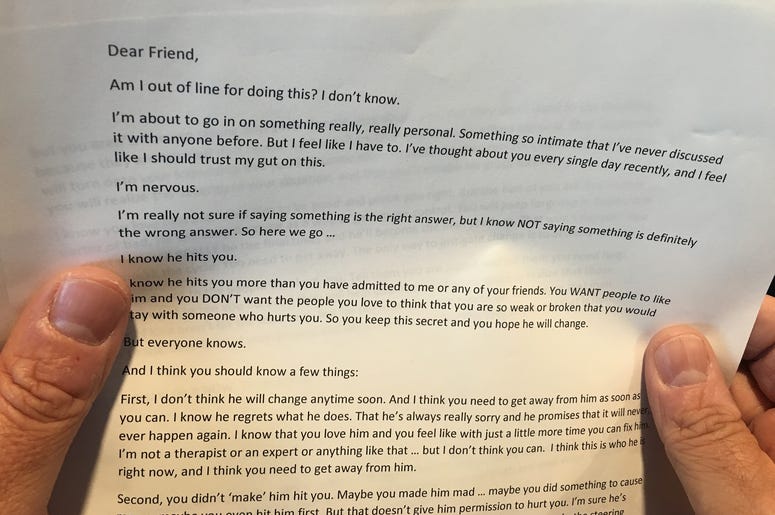 Jeff's Letter