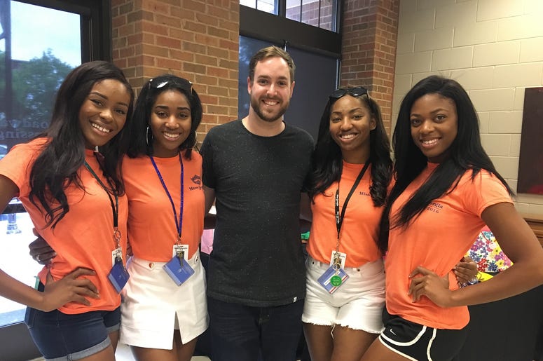 Producer David and Pageant Queens