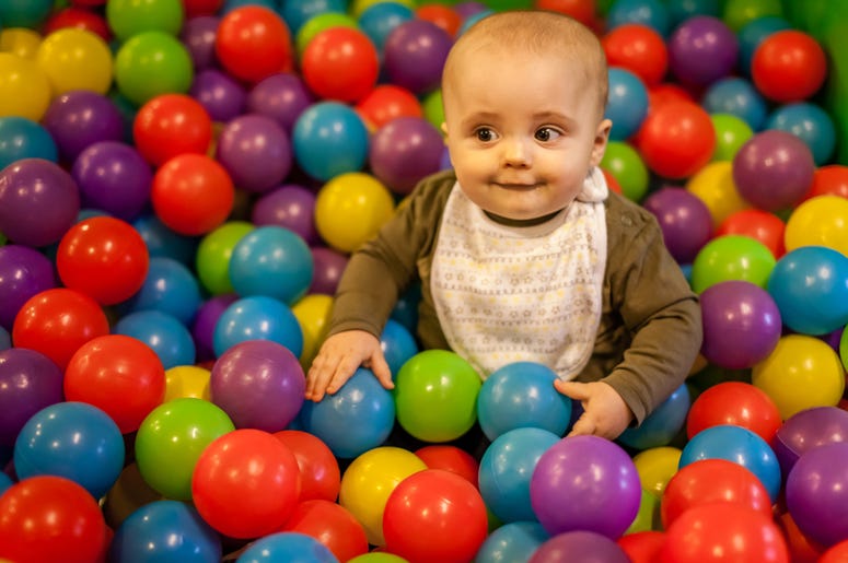 Kid in Ball Pit
