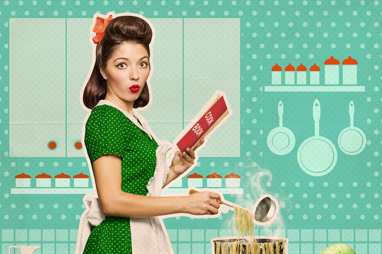 Woman Cooking