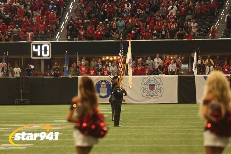 Atlanta Falcons Military Appreciation Day Atlanta Falcons Military Appreciation Day