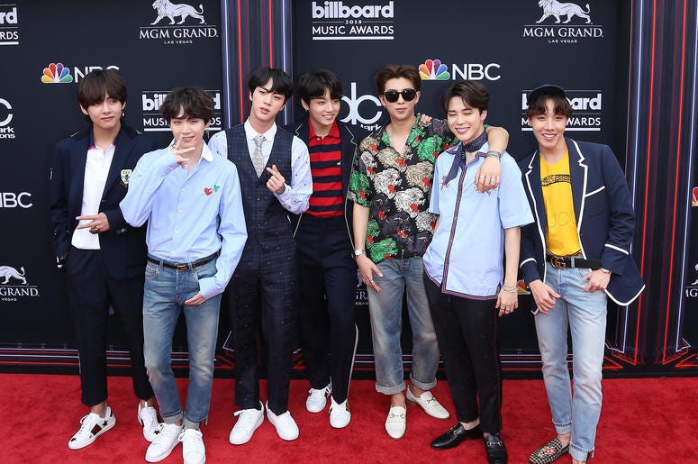 BTS. 2018 Billboard Music Awards Red Carpet BTS. 2018 Billboard Music Awards Red Carpet