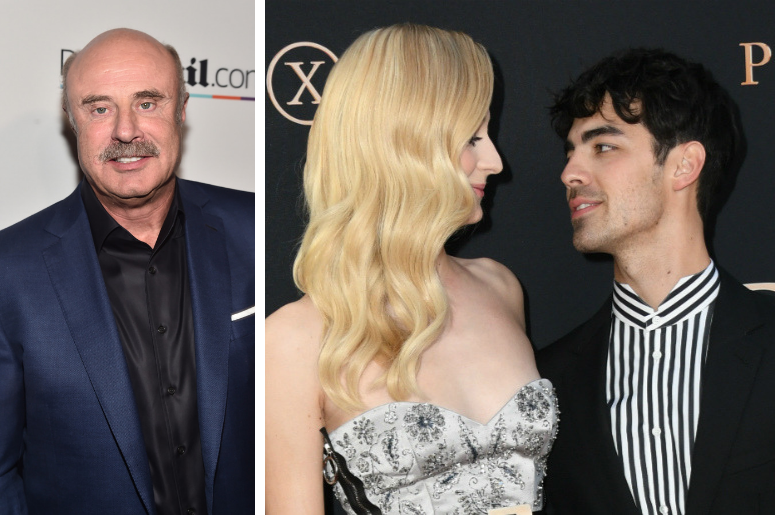Dr. Phil and Sophie Turner and Joe Jonas Dr. Phil and Sophie Turner and Joe Jonas