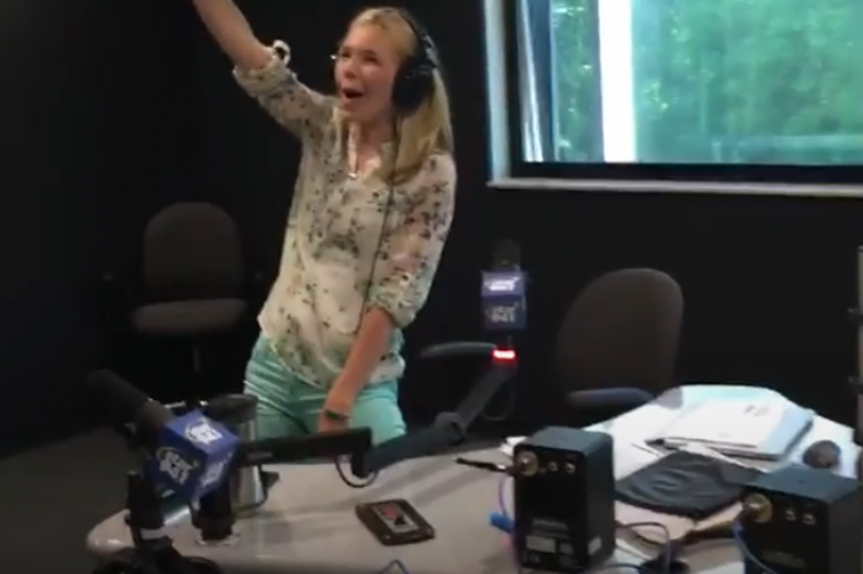 Jenn Celebrating