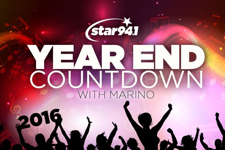 Year End Countdown with Marino! Year End Countdown with Marino!