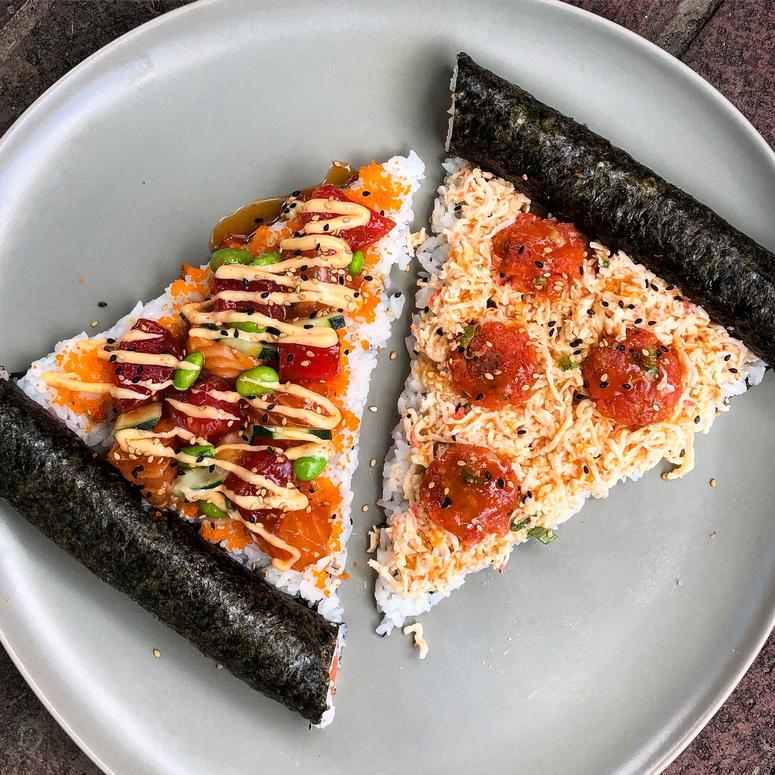 sushi pizza