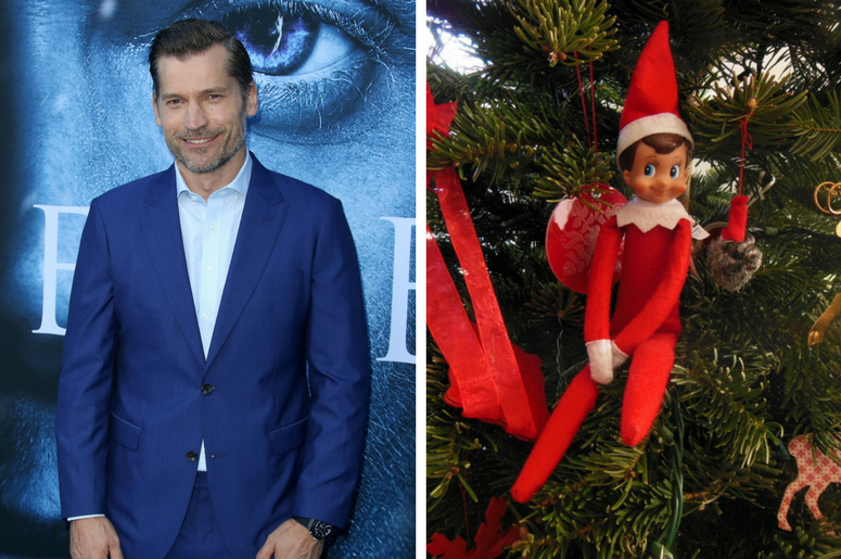 Elf on the Shelf and Nikolaj Coster-Waldau Elf on the Shelf and Nikolaj Coster-Waldau